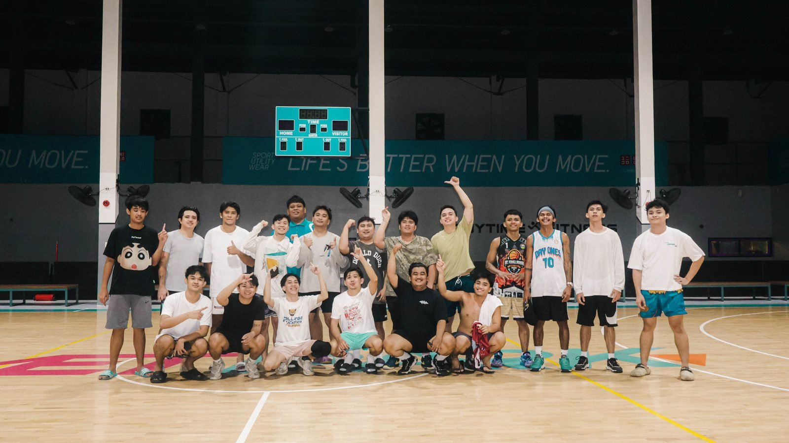 The BTC Saturday Runs crew celebrating at Metpark Sports Center, October 3